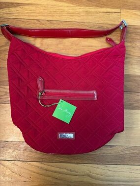 Vera Bradley Red Quilted Shoulder Bag